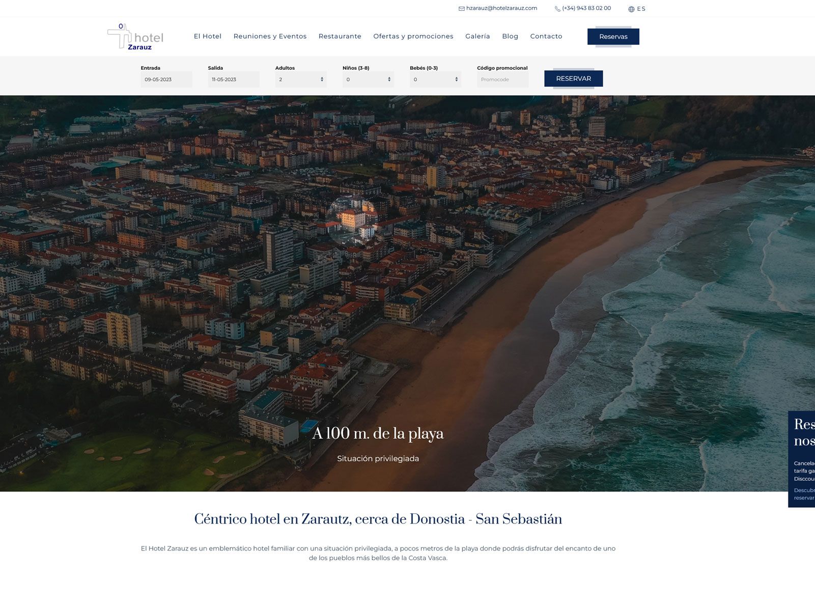 Hotel Zarauz in Zarautz, Spain